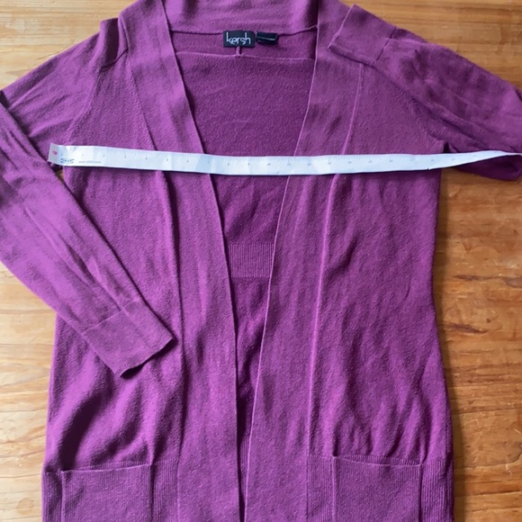 Kersh Open Front Cardigan Lightweight Knit - Picture 8 of 11